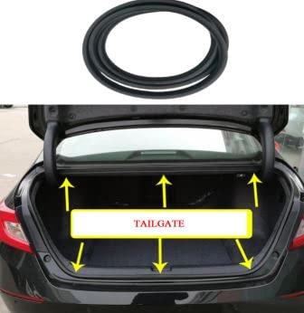 trunk lid Weather Strip Tailgate Seal Rubber  Fits Honda Accord 2003 -2007