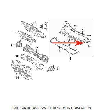 Cover Assy-Cowl Top Side Left & Right Fits Hyundai Tucson Ix, Ix35