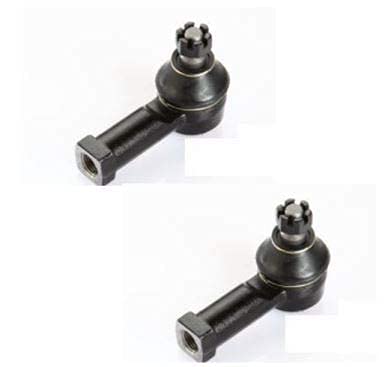 2 OUTER TIE ROD END Fits Mitsubishi Pajero Io Pinpin Galant 85-05 Eclipse 90-05 Diamante 92-04