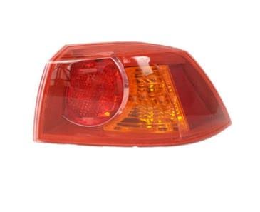 Rear Lamps Tail Lights Fits 2007-2014 Mitsubishi Lancer X Evo (No.4)