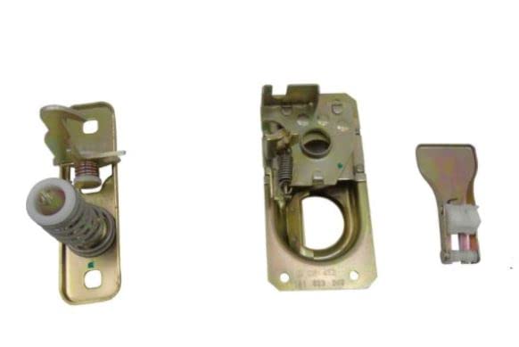 3PC Bonnet/Hood Lock Latch Mechanism Fits Vw Golf Mk Ii (19e, 1g1)1983 - 1992jetta Mk Ii (19e, 1g2)1984 - 1992