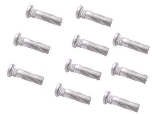 10 pcs 0584-001-PCS10 Wheel Stud  J00Y-33-062, 51752-07000, 339549 Fits Ford (Focus/Fiesta/Mondeo), Hyundai (i30/i10/i20), Mazda (6/3/5)