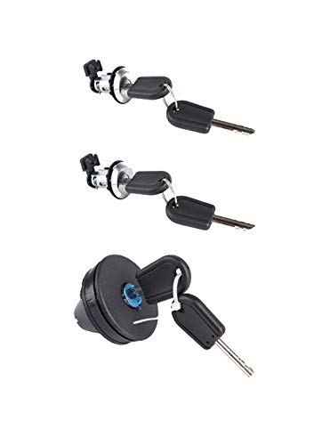 Door Lock Set Key Barrels Left And Right Plus Filler Cap Fits Citroen Zx (N2) 1991-1999)