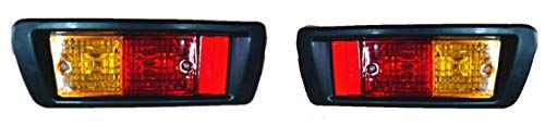 2 X Rear Fog Lamp Fits Toyota Land Cruiser 1994-2004 Rzj90 Rzj95 Rzj9# Kzj9# Lj9# Vzj9#