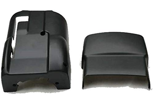 Upper & Lower Column Cover Black Fits 2001-2005 Volkswagen Passat 4Dr Sedan