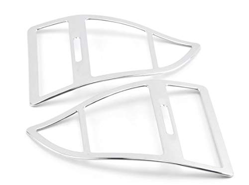 2 Chrome Air Outlet Frame Sticker Pair Fits Citroen C4 C-Quatre 2008-2016