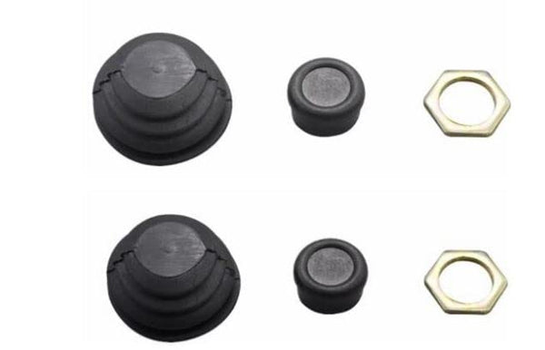 6 Pcs Wing Mirror Adjuster Buttons Knob & Bellow Pair Fits Vw Golf Jetta Scirocco Mk1 Mk2