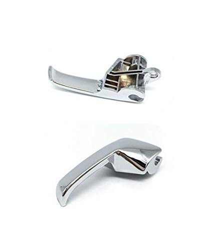 Chrome Left + Right Inner Door Handle Pair Fits VW Golf Mk1 [17] 1974-1983 VW Golf Mk2 [19e/1g] 1983-1992 VW Polo [86c] 1981-1990 VW Jetta [16e/19e/1g2] 1984-1991