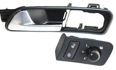 Door Handel & Mirror Switch Front Left Fits Volkswagen Touran I 2005 -