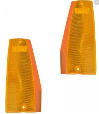 2 Front Marker Light Assembly Fits 1984-1996 Jeep Cherokee