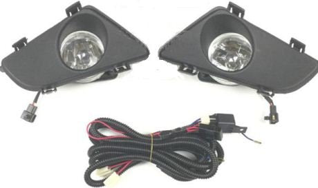 Bumper Fog Lights Pair Lh+Rh + Wiring Harness Assembly Fits 03-05 Mazda 6 All Engine