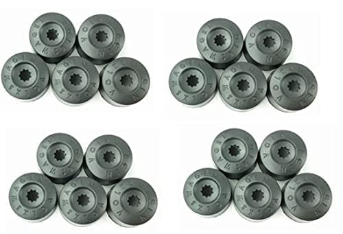 20pcs Wheel Lug Nut Bolt Cover Fits  VW Volkswagen 1998-2020