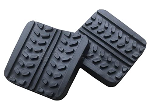 2 Pcs Brake & Clutch Rubber Pedal Pad Fits Mazda 323 626 929 B2200 MPV Protege Protege5 MX-6 MX-3