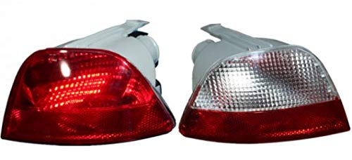 Pair Tail Light Fog Light Rear Right And Left (Pair) Fits FORD Focus 2 Mk2