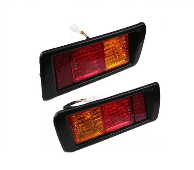 2 X Rear bumper reflector lamp Fits Toyota Land Cruiser 90 RZJ95 RZJ90 VZJ95 KZJ95 1996 to 2008