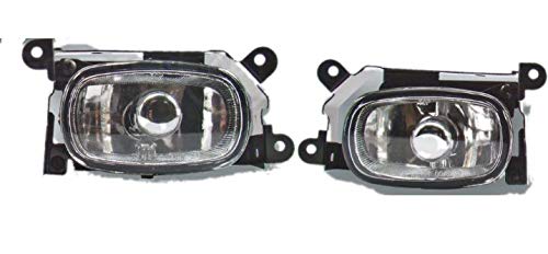 Pair Fog Lights Fits 03-06 Mitsubishi Outlander