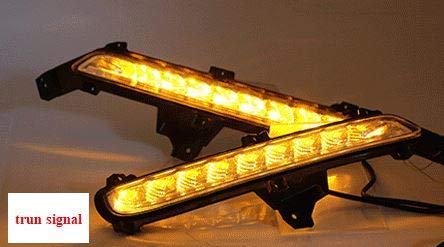 2 Pcs Led Daytime Running Light Fits Kia Rio K2 2015 2016