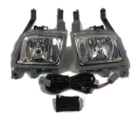 Pair Fog Lamp With Bulb + Cable +Switch Fits Mazda 323 / Protege 01-03 / Astina/Lantis 1.8 4D 5D