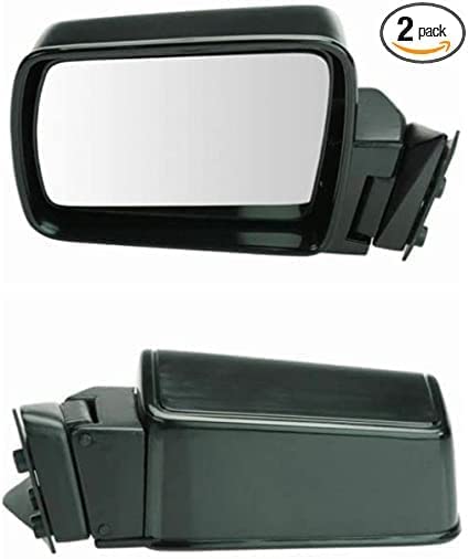 PAIR Manual Side View Door Mirrors Fits Jeep Cherokee Comanche Wagoneer